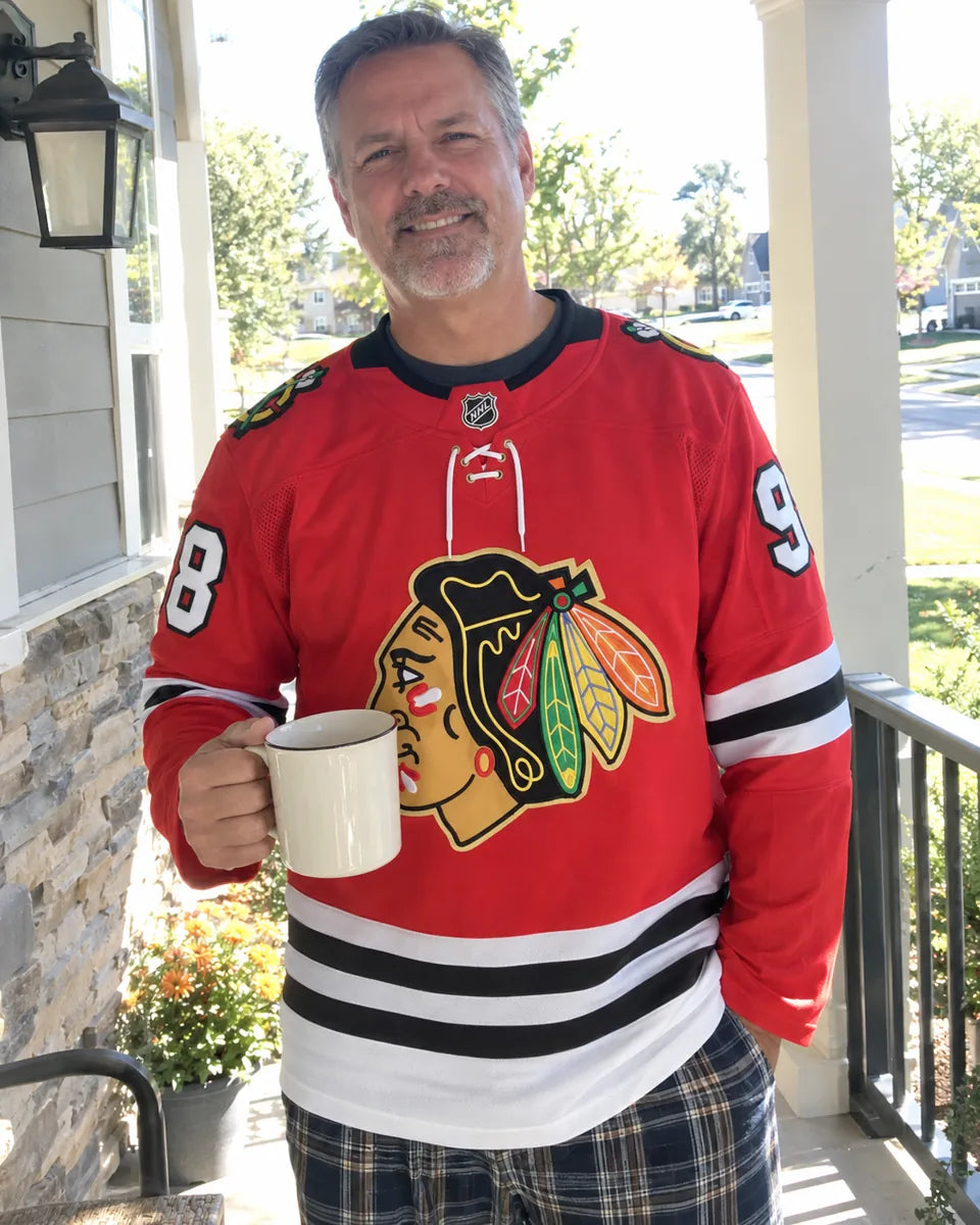 Chicago Blackhawks Connor Bedard Fanatics Red Centennial Premium Player Jersey