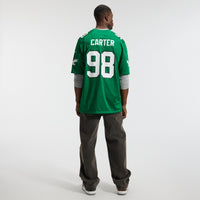 Philadelphia Eagles Jalen Carter Green jersey – view 6