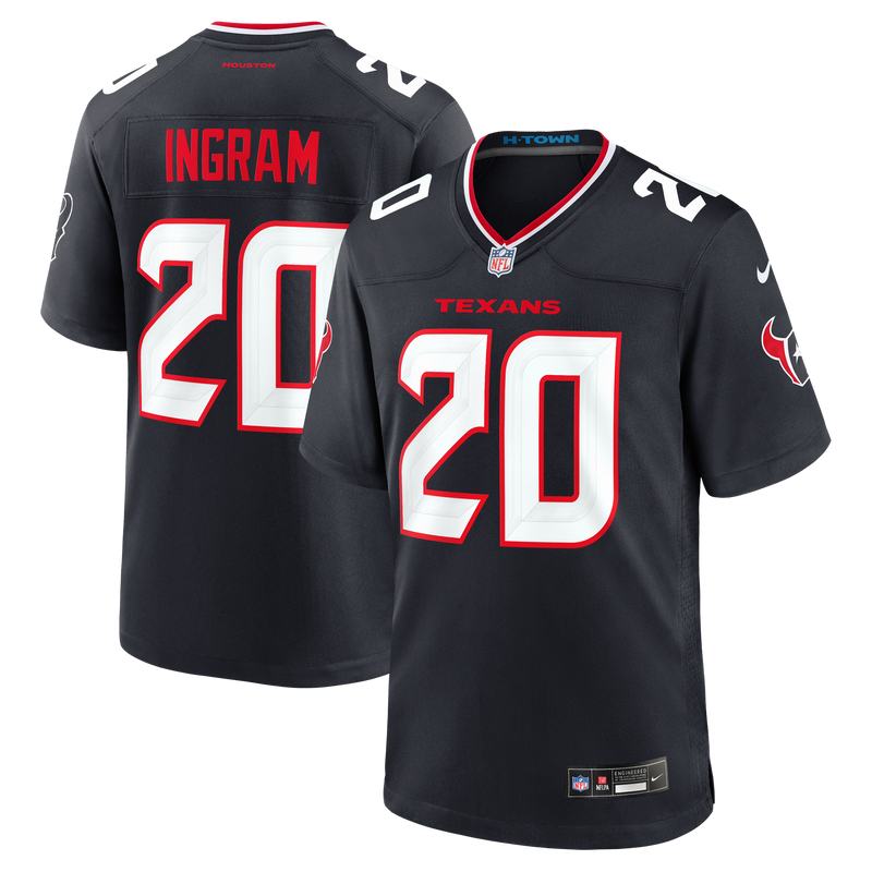 Houston Texans Ja'Marcus Ingram Navy jersey – view 1