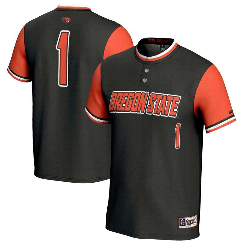 Oregon State Beavers Softball Black jersey – view 1