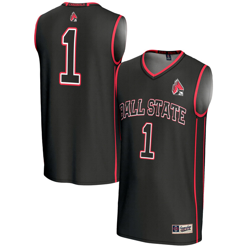 Ball State Cardinals Black jersey – view 1