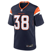 Denver Broncos Jaleel McLaughlin Navy jersey – view 3