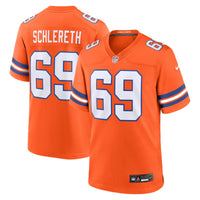 Denver Broncos Mark Schlereth Orange jersey – view 2