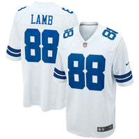 Dallas Cowboys CeeDee Lamb White jersey – view 1