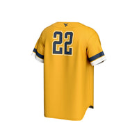 West Virginia Mountaineers GameDay Greats Gold jersey – view 4