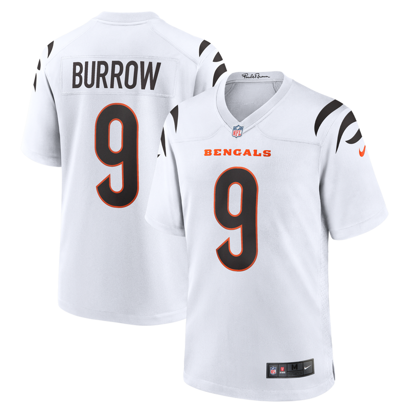 Cincinnati Bengals Joe Burrow White jersey – view 1
