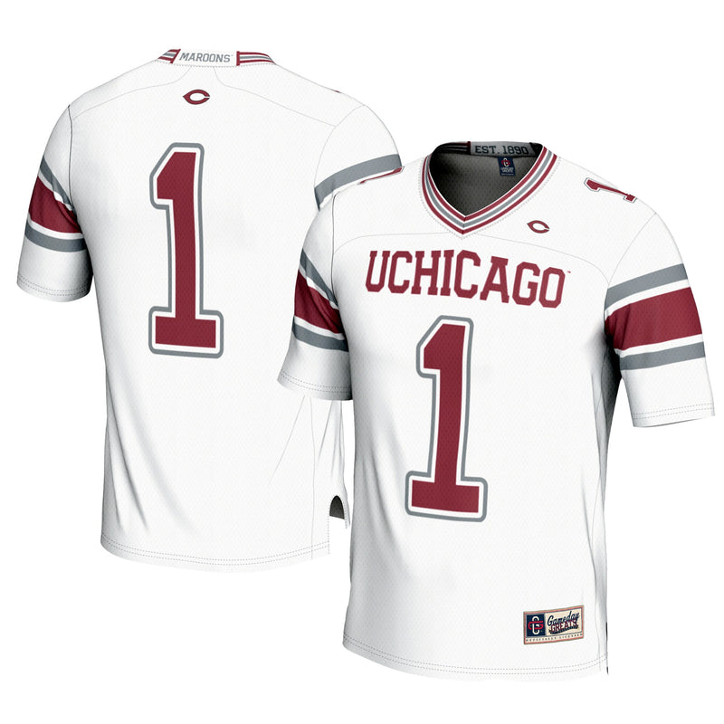 UChicago Maroons White jersey – view 1