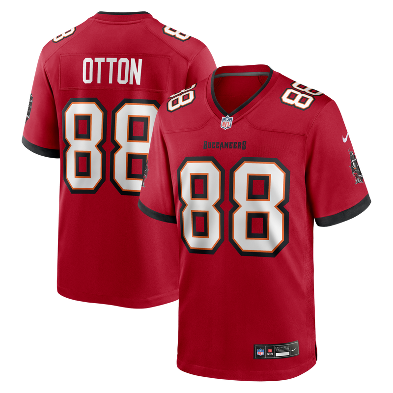 Tampa Bay Buccaneers Cade Otton Red jersey – view 1