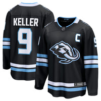 Utah Mammoth Clayton Keller Black jersey – view 2