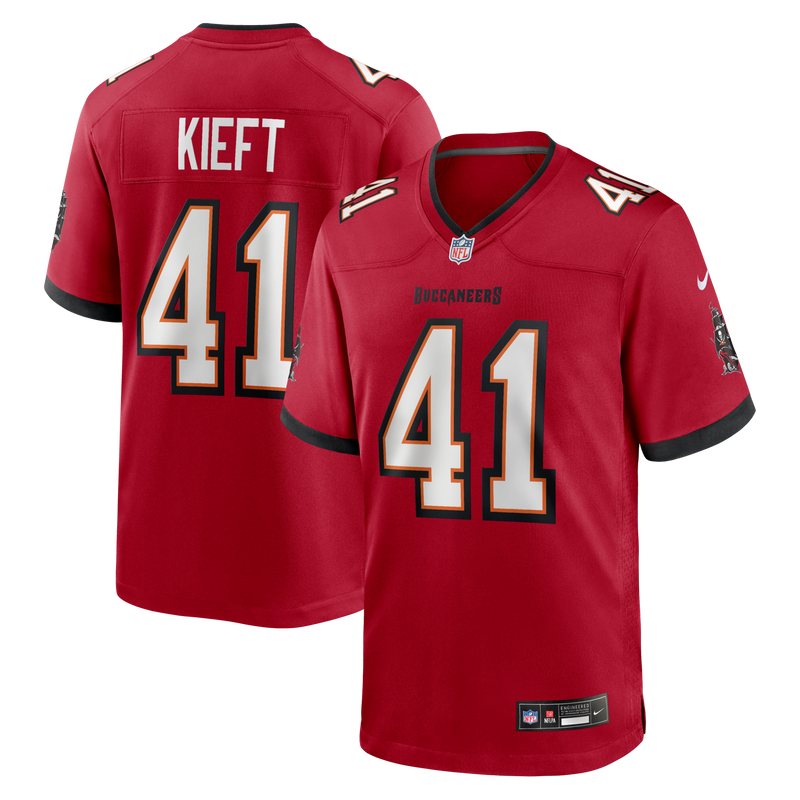 Tampa Bay Buccaneers Ko Kieft Red jersey – view 1