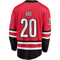 Carolina Hurricanes Sebastian Aho Red jersey – view 4