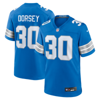 Detroit Lions Khalil Dorsey Blue jersey – view 1