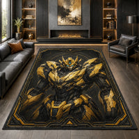 Gilded Sentinel - A Floor Study in Gold, Shadow and Presence - main