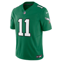Philadelphia Eagles A.J. Brown Kelly Green jersey – view 3