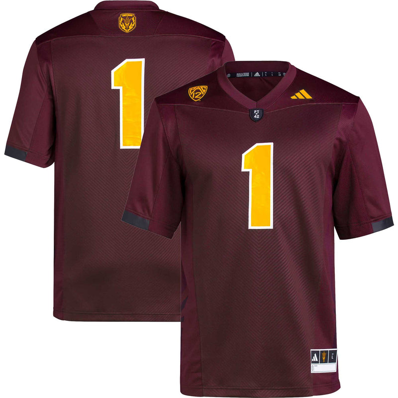Arizona State Sun Devils Maroon jersey – view 1