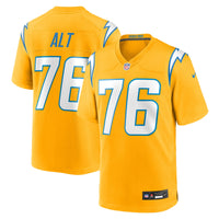 Los Angeles Chargers Joe Alt Gold jersey – view 1