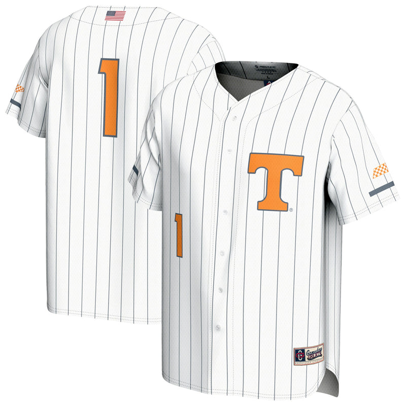 Tennessee Volunteers Lightweight Baseball White jersey – view 1