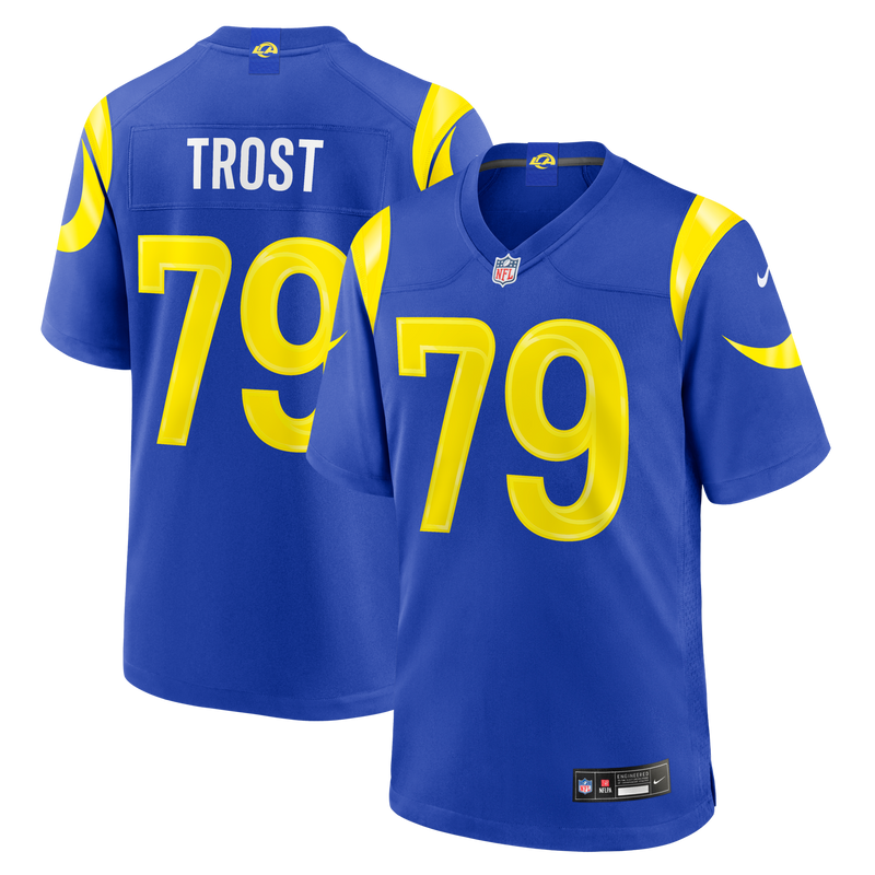 Los Angeles Rams Keagen Trost Royal jersey – view 1