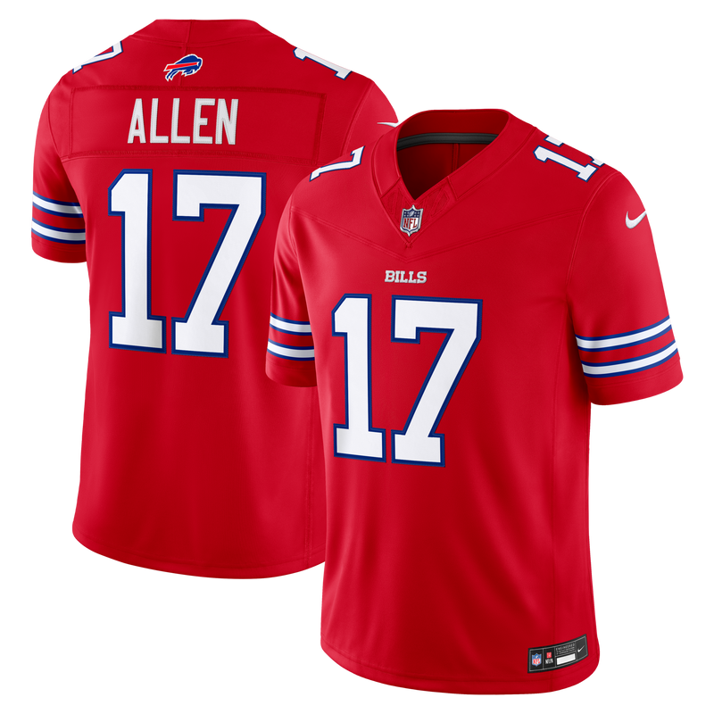 Buffalo Bills Josh Allen Red jersey – view 1