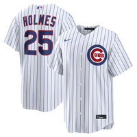 Chicago Cubs Clay Holmes White jersey – view 2