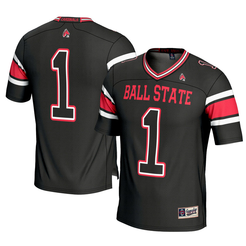 Ball State Cardinals Black jersey – view 1