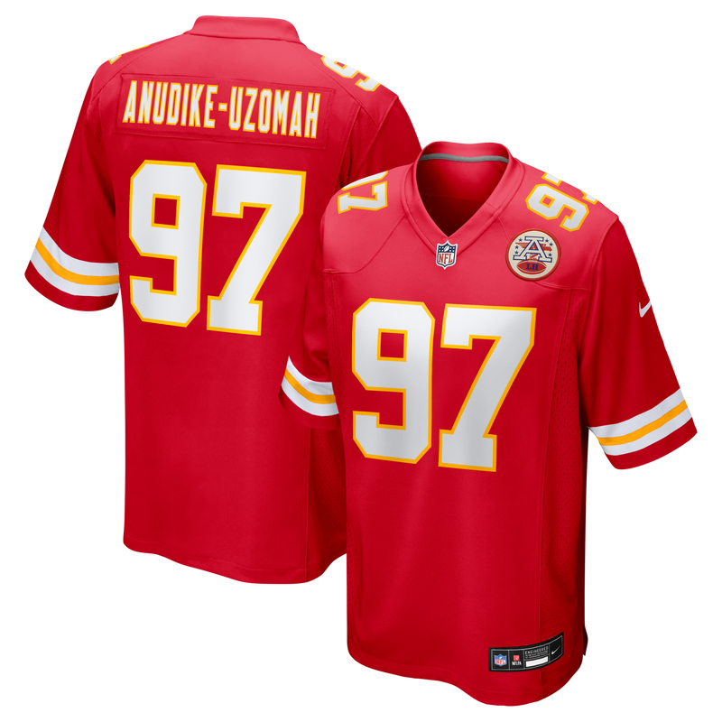 Kansas City Chiefs Felix Anudike-Uzomah Red jersey – view 1