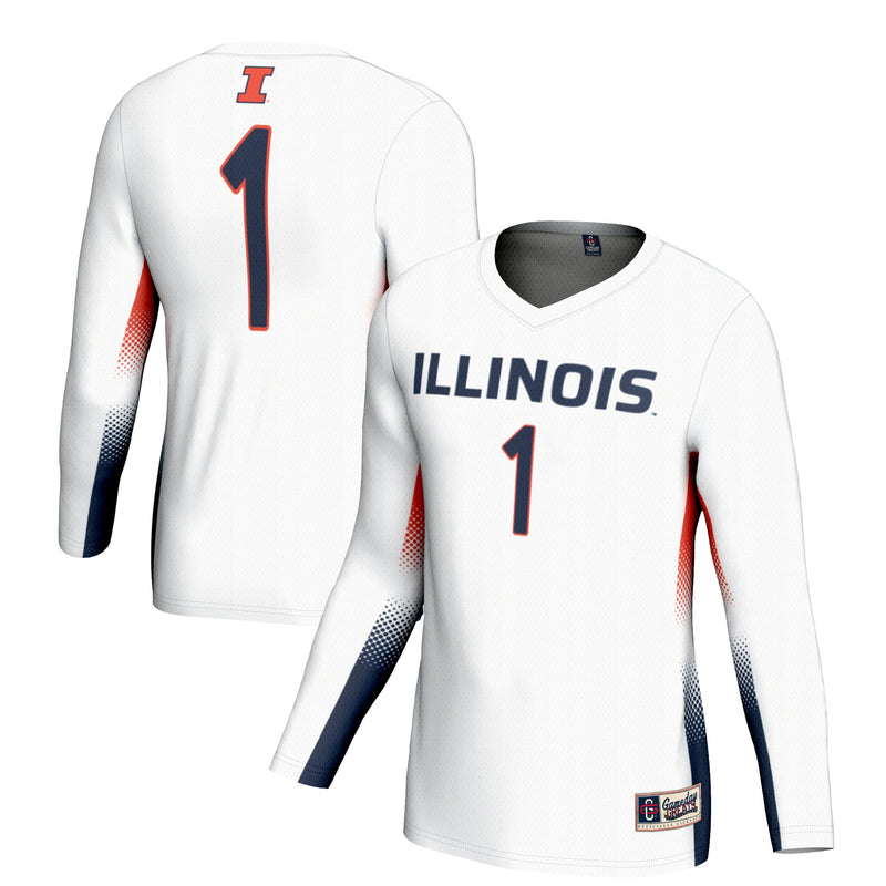 Illinois Fighting Illini White jersey – view 1