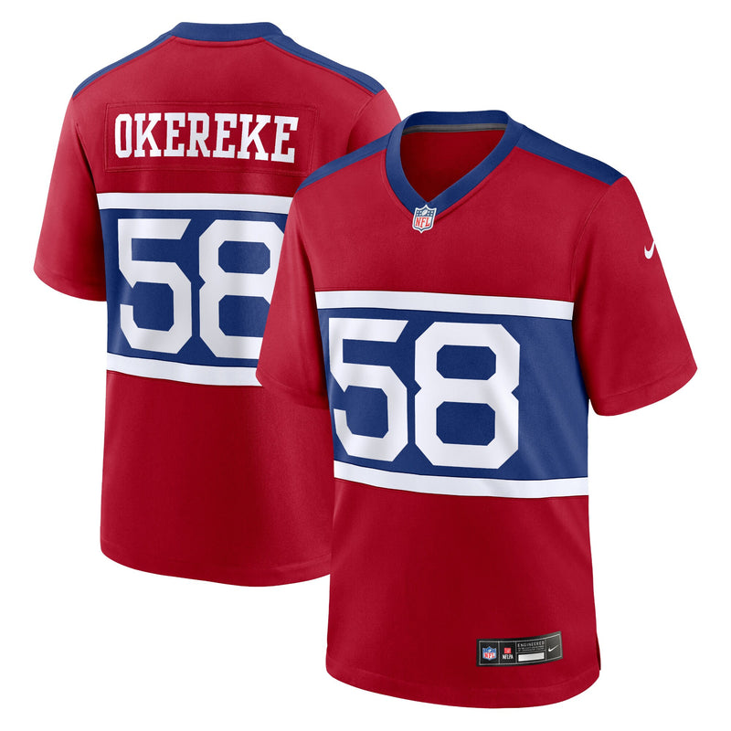 New York Giants Bobby Okereke Red jersey – view 1