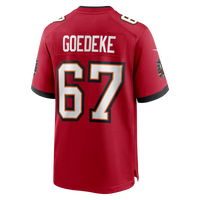 Tampa Bay Buccaneers Luke Goedeke Red jersey – view 3