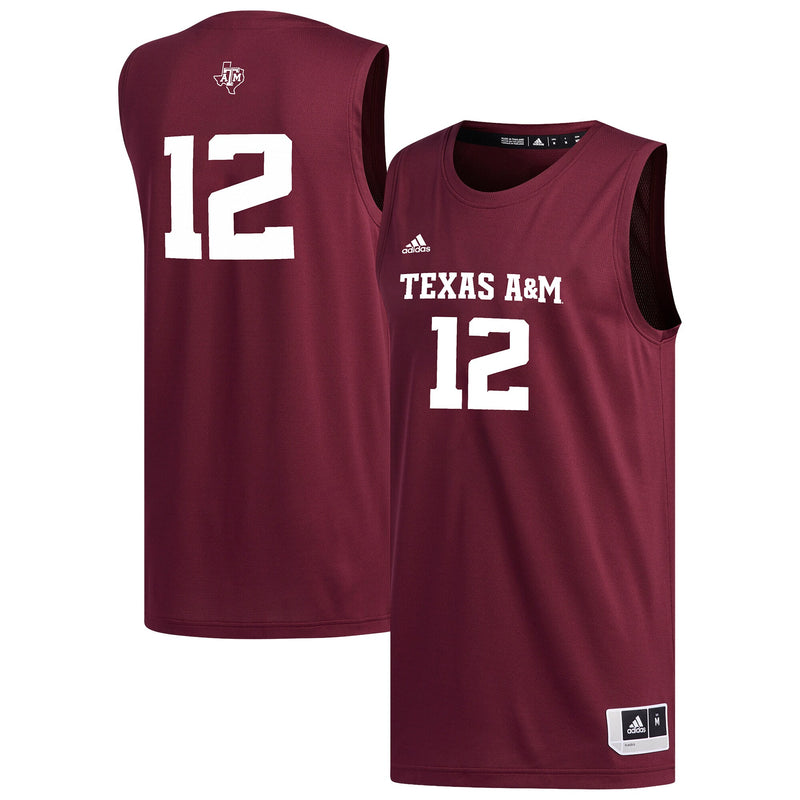 adidas Texas A&M Aggies Maroon jersey – view 1