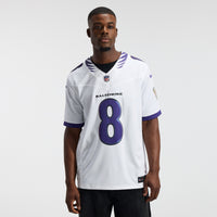 Baltimore Ravens Lamar Jackson White jersey – view 3