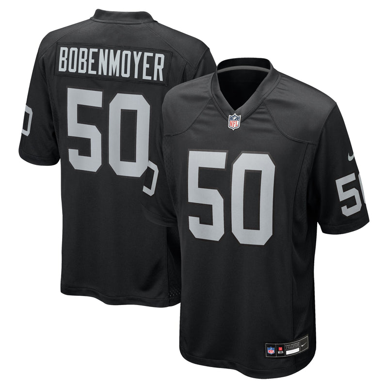 Las Vegas Raiders Jacob Bobenmoyer Black jersey – view 1