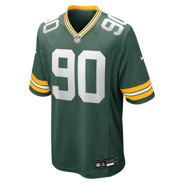 Green Bay Packers Lukas Van Ness Nike Green Game Jersey