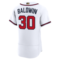 Atlanta Braves Drake Baldwin White jersey – view 4