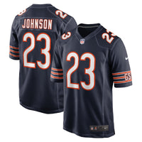 Chicago Bears Roschon Johnson Navy jersey – view 1