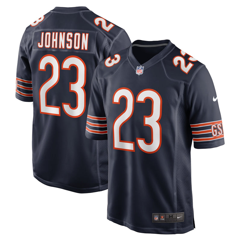 Chicago Bears Roschon Johnson Navy jersey – view 1
