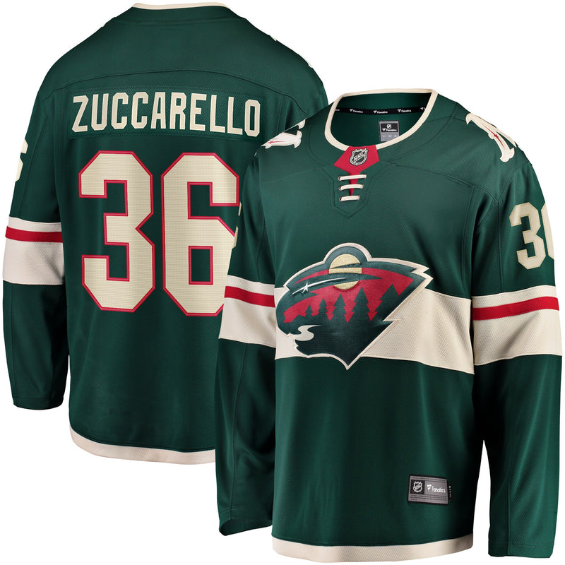 Minnesota Wild Mats Zuccarello Green jersey – view 1