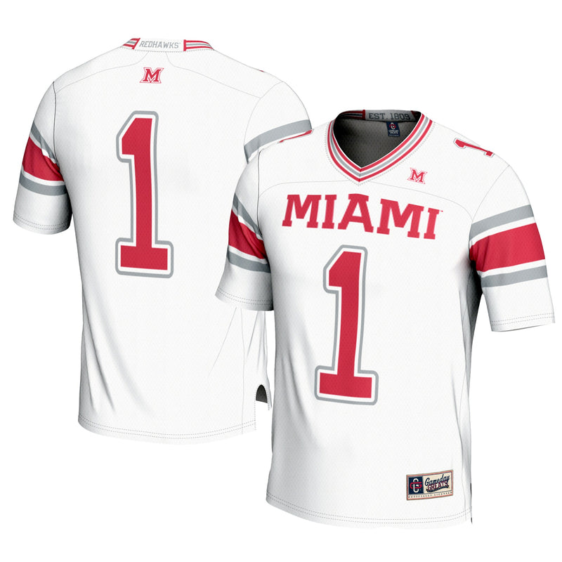 Miami University RedHawks White jersey – view 1