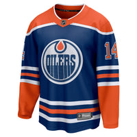 Edmonton Oilers Mattias Ekholm Royal jersey – view 3