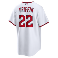 Cleveland Guardians Foster Griffin White jersey – view 4