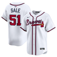 Atlanta Braves Chris Sale White jersey – view 2