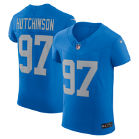 Detroit Lions Aidan Hutchinson Blue jersey – view 1