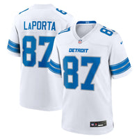Detroit Lions Sam LaPorta White jersey – view 2