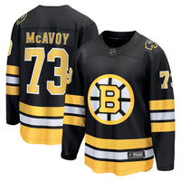 Boston Bruins Charlie McAvoy Black jersey – view 1