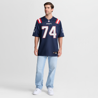 New England Patriots Caleb Lomu Navy jersey – view 3