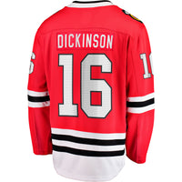 Chicago Blackhawks Jason Dickinson Red jersey – view 4