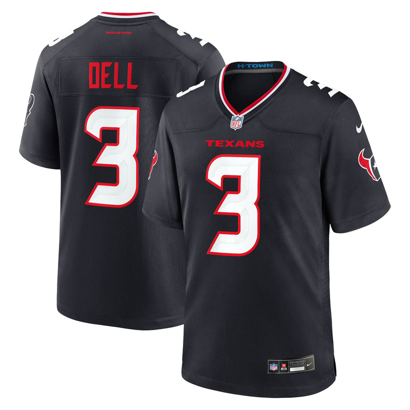 Houston Texans Tank Dell Navy jersey – view 1