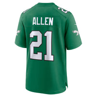 Philadelphia Eagles Eric Allen Kelly Green jersey – view 4