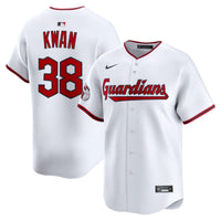 Cleveland Guardians Steven Kwan White jersey – view 2