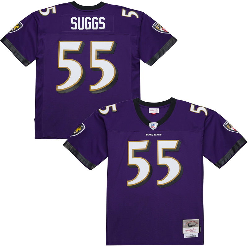Baltimore Ravens Terrell Suggs Purple jersey – view 1